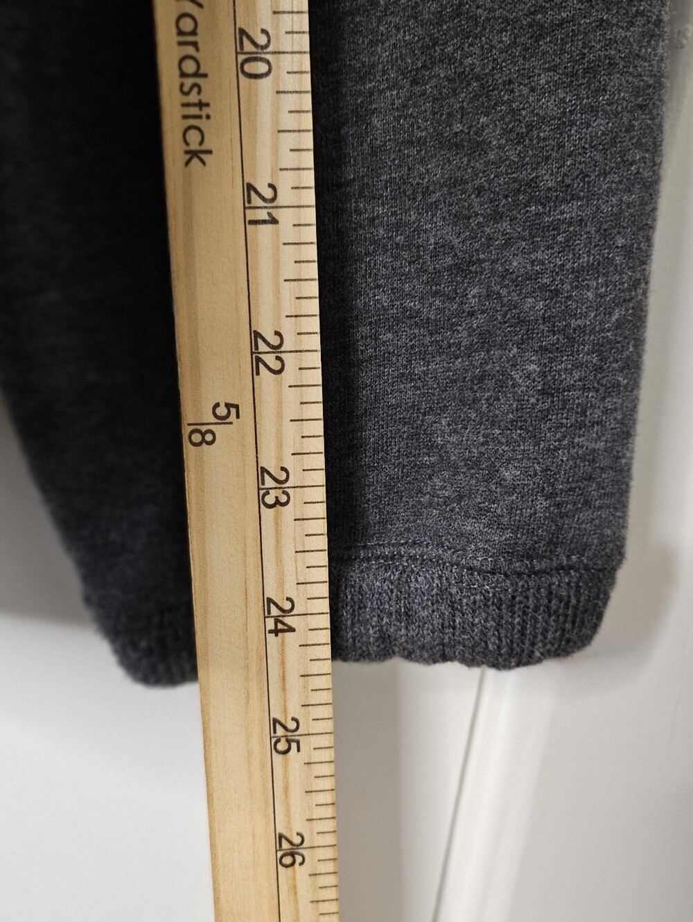 Women's Gray Oversized Cozy Athleisure Sweatshirt Pullover Petite XL Minimalist - Picture 11 of 12